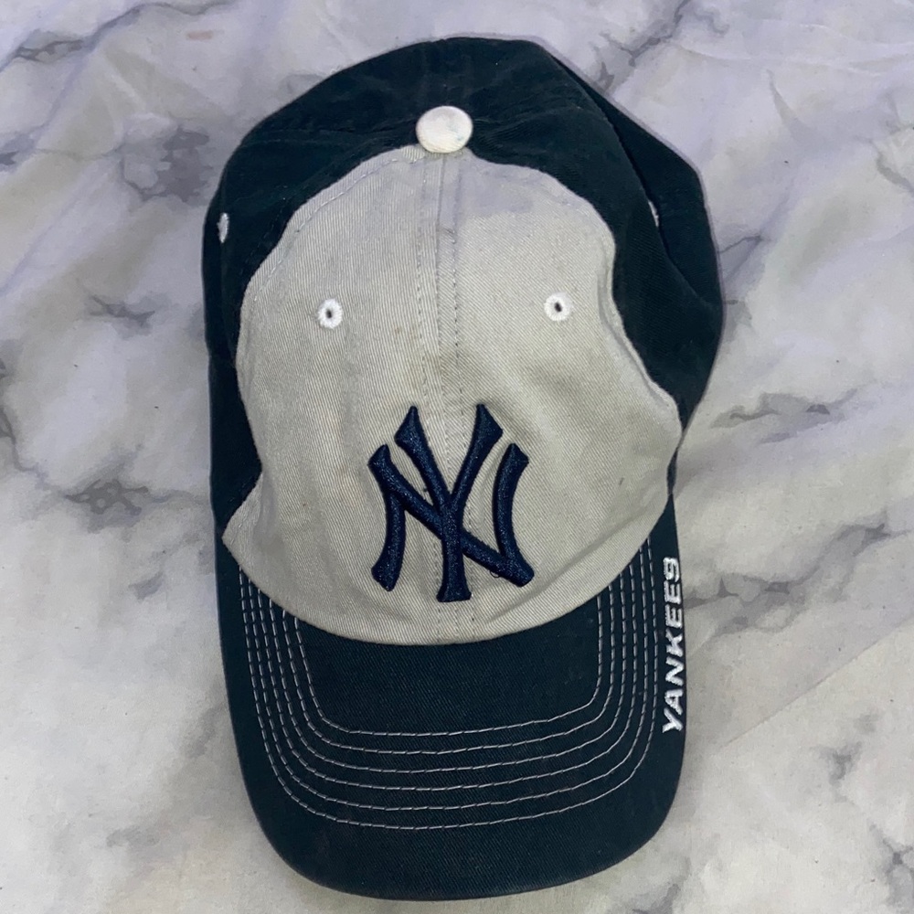 Navy and Gray Baseball Cap